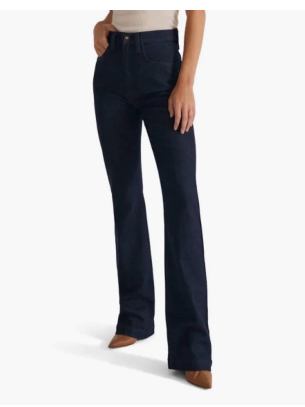 Favorite Daughter the Valentina Super High Rise Mini Bootcut Flores Jeans
